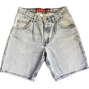 Vintage 1990's Levi Strauss Silver Tab Light Wash Jean Shorts Men's Size 30